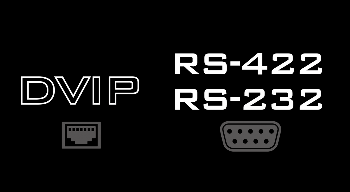 Support DVIP, RS-422, and RS-232 control protocols. 