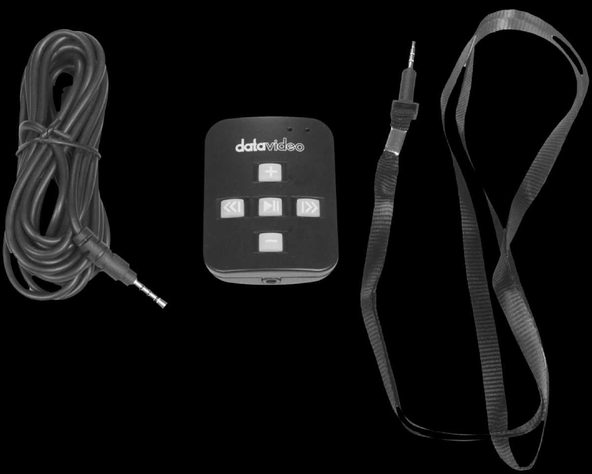 Optional remote by bluetooth or wired connection