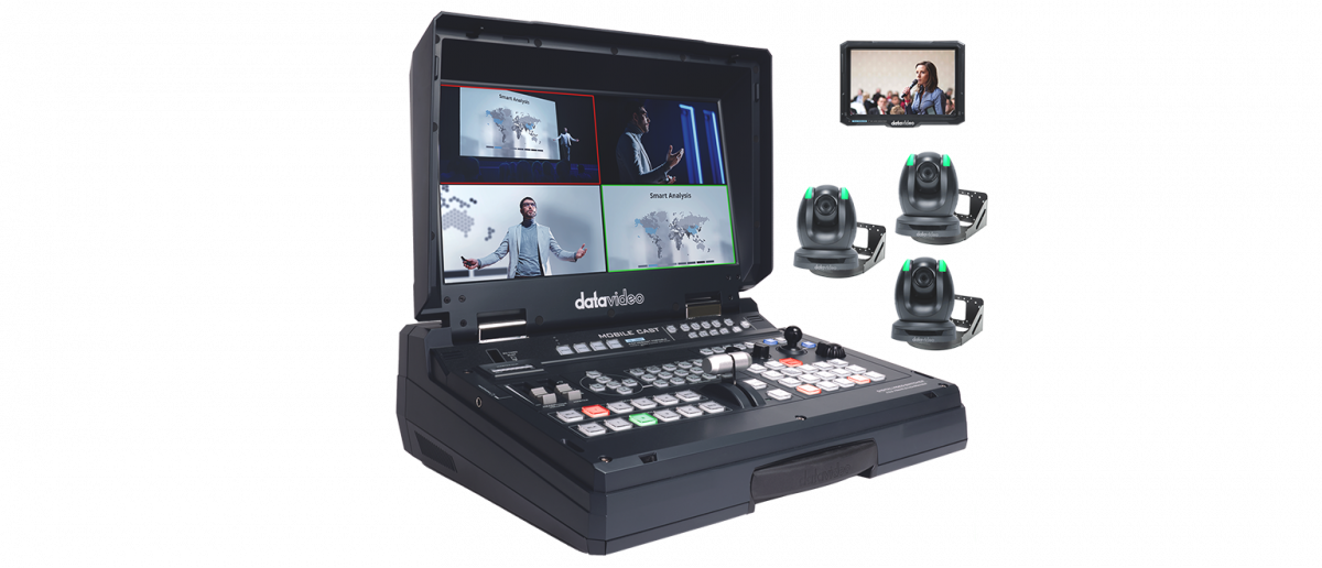 HS-1600T and Three PTZ Cameras