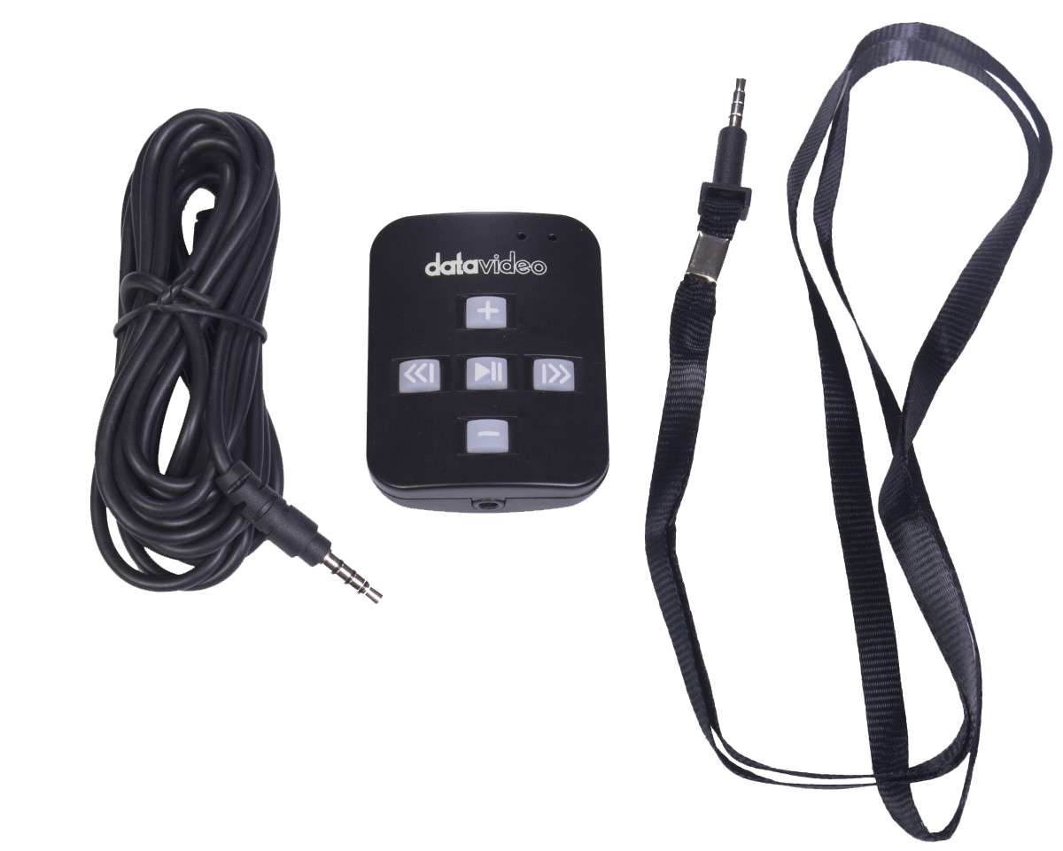 Optional remote by bluetooth or wired connection