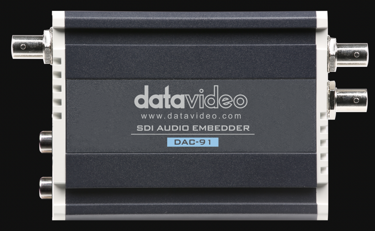 Auto sets compatible formats to embed external sound sources to SDI output