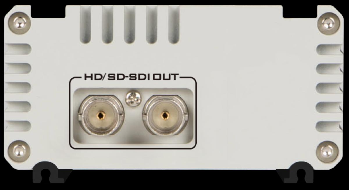 Audio embedded within SDI output signal