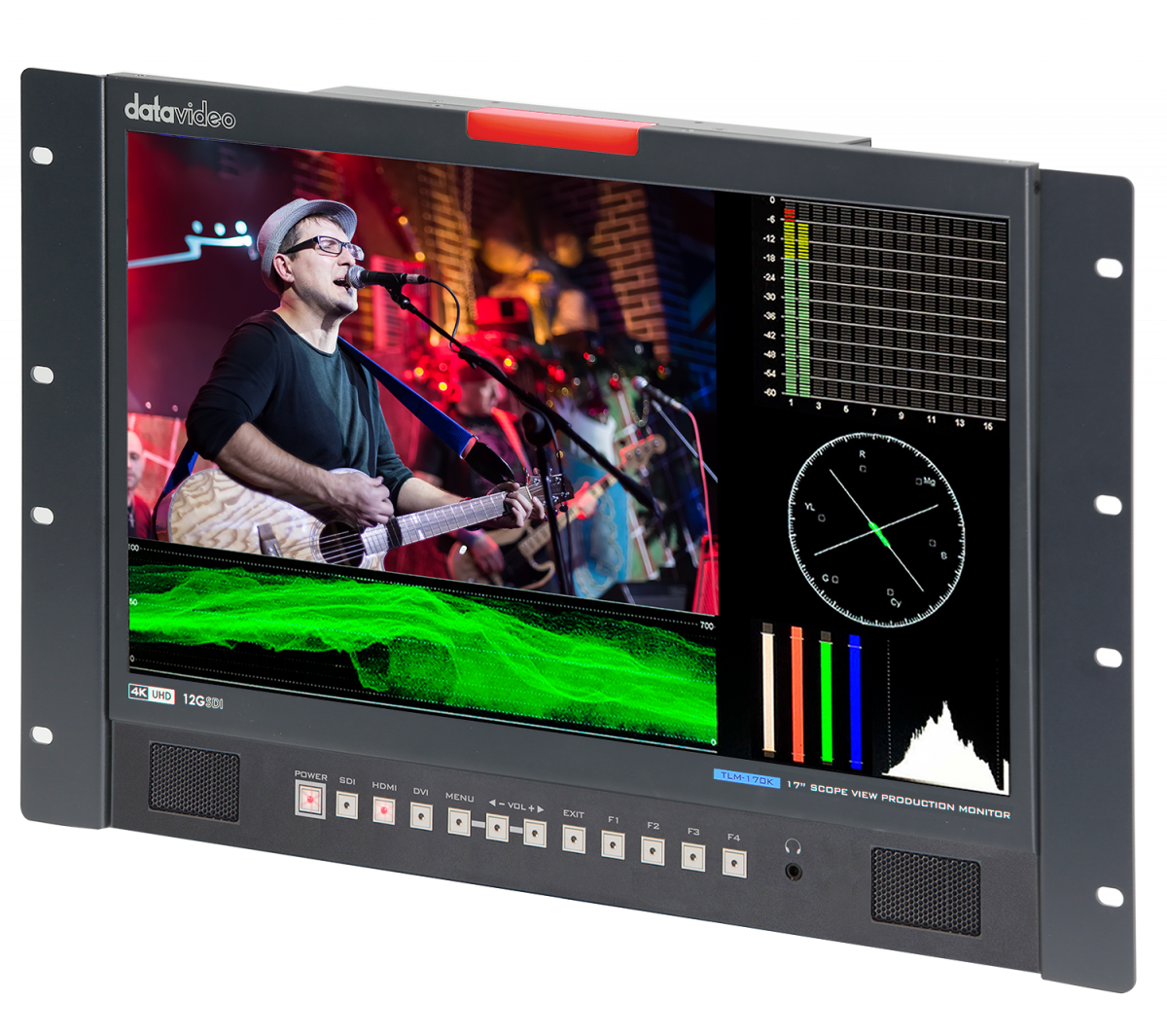 17.3'' 4K UHD Rack Mount Monitor