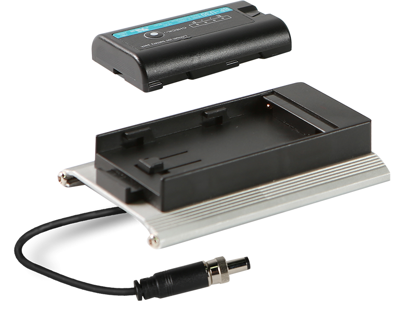 Plate slides onto the top of the DAC