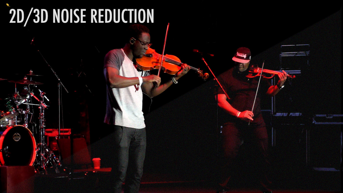Advanced 2D/3D noise reduction function