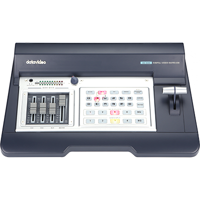 The four inputs can accept composite signals via BNC connectors and S-Video via mini-DIN connectors. 