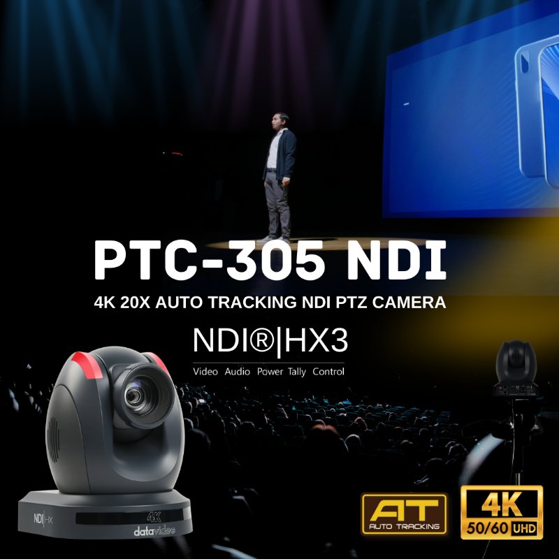 4K 20X Tracking NDI PTZ Camera