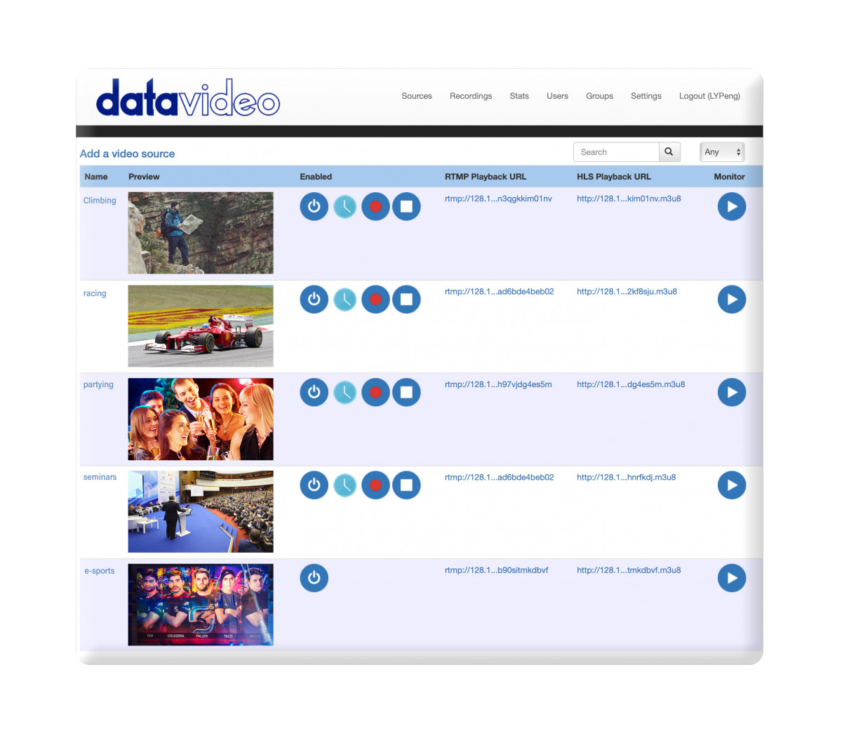 Cree y administre canales en vivo o de vídeo bajo demanda (dv Cloud Professional)