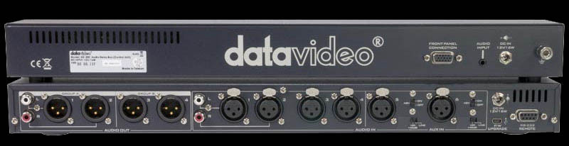 6-CH Audio mixer and matrix router to 4-CH audio outputs