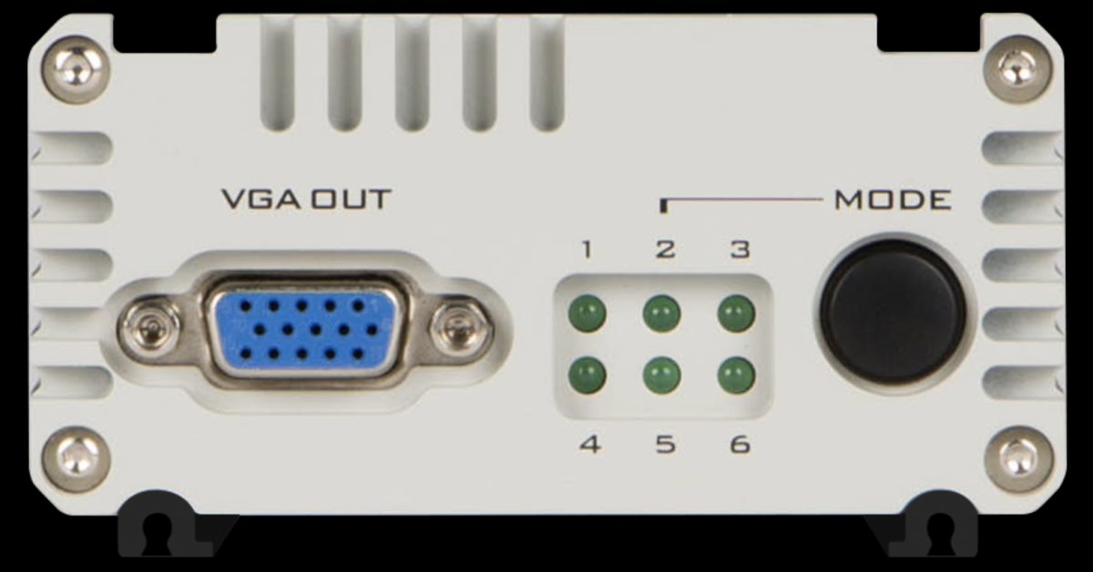 The DAC-60 supports 3G/HD/SD-SDI to VGA conversion