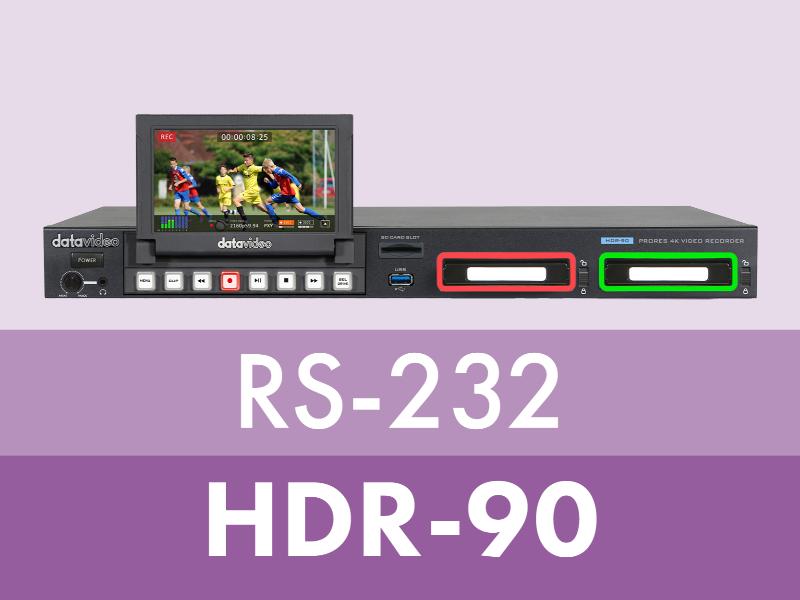Datavideo HDR-90 RS-232 Control Protocol