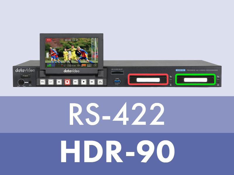 Datavideo HDR-90 RS-422 Control Protocol